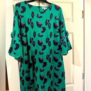 Tyler Boe Animal Print Dress - Medium